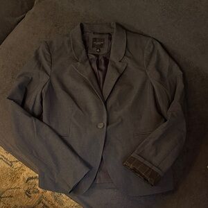 The Limited Collection Single Button Charcoal Blazer, sz 10